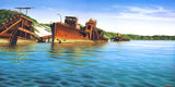 TANGALOOMA WRECKS 670 x 330mm