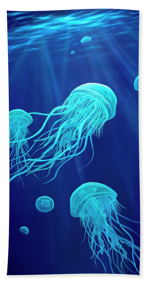 Jellyfish - Bath Towel