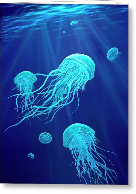 Jellyfish - Greeting Card