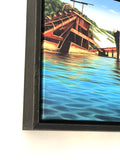 Tangalooma Wrecks - Framed Canvas Mini